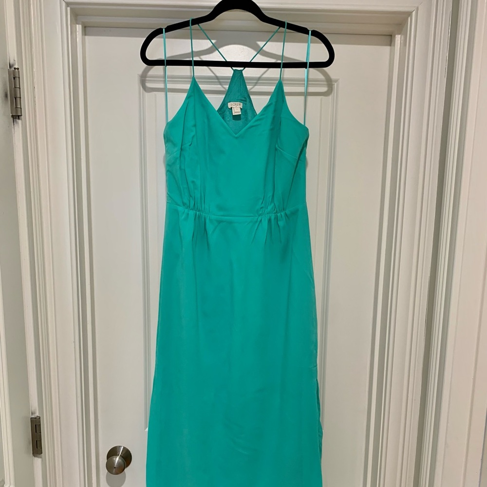 J Crew Teal Dress